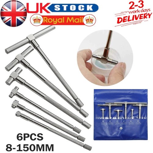 6pcs set 150mm - 8-150mm, telescopic