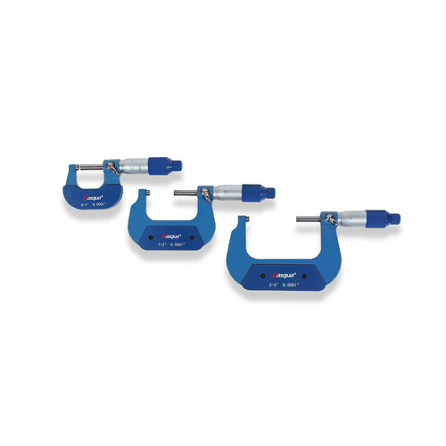 Dasqua 3pc imperial micrometer - 3pc,
